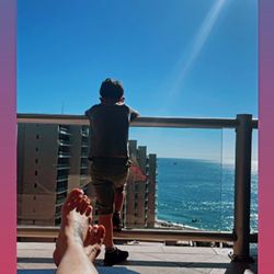 Las Palomas Beach & Golf Resort - Tomando el sol en el balcon