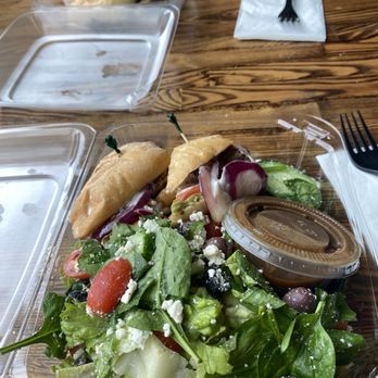 Salad Farm - 1/2 sandwich and Greek salad - Salad Near Me - Chatsworth, California Salad Farm - 1/2 sandwich and Greek salad - Salad Near Me - Chatsworth, California