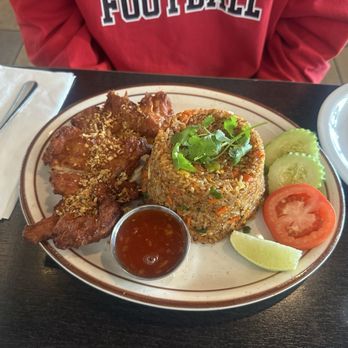 Mae-Khong Thai Tapas & Bar - Mae Khang chicken with fried rice - Thai Near Me - Mesa, Arizona Mae-Khong Thai Tapas & Bar - Mae Khang chicken with fried rice - Thai Near Me - Mesa, Arizona