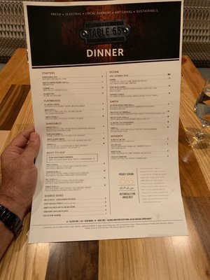 Menu photo 6 Table 55 Miami, FL