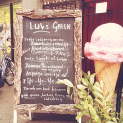 Luv's Green - Glutenfree, wheatfree, sugarfree, lactosefree... what an amazing menu!