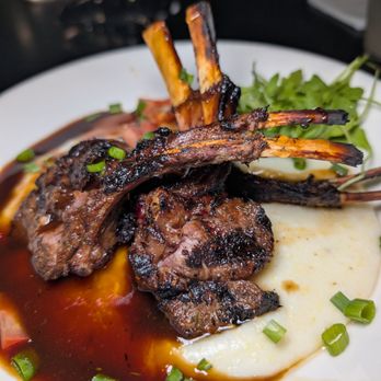 Yeiboh Kitchen - Lamb chops and grits - New American Near Me - Baltimore, Maryland Yeiboh Kitchen - Lamb chops and grits - New American Near Me - Baltimore, Maryland