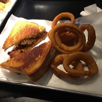 Knuckleheads - What do we have here? Couple of onion rings? Couple of bbq melts. - New American Near Me - Wallingford, Connecticut Knuckleheads - What do we have here? Couple of onion rings? Couple of bbq melts. - New American Near Me - Wallingford, Connecticut