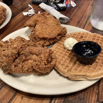 Lo-Lo's Chicken & Waffles - Amazing two thighs and a waffle - Southern Near Me - Grapevine, Texas