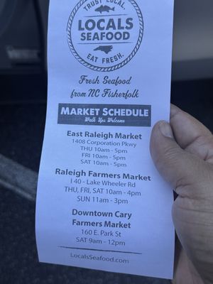 Locals Seafood - State Farmers Market by null