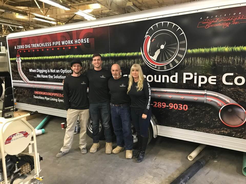 Slide of Underground Pipe Co.