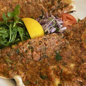 Cafe Istanbul - Light and lovely Lahmacun - perfectly executed - Turkish Near Me - Chicago, Illinois Cafe Istanbul - Light and lovely Lahmacun - perfectly executed - Turkish Near Me - Chicago, Illinois