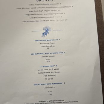 Makoto Vail - Menu #2 - Sushi Bars Near Me - Vail, Colorado