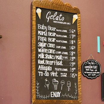 Sweet Darlings - Menu 8/2026 - Gelato Near Me - Seward, Alaska Sweet Darlings - Menu 8/2026 - Gelato Near Me - Seward, Alaska