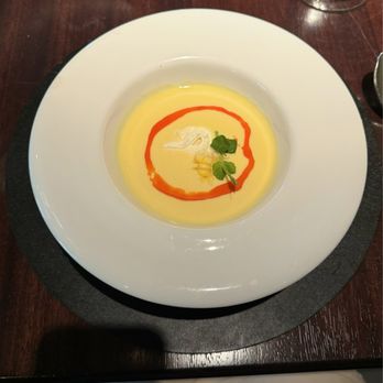Bludorn - Chilled Corn Soup - New American Near Me - Houston, Texas Bludorn - Chilled Corn Soup - New American Near Me - Houston, Texas