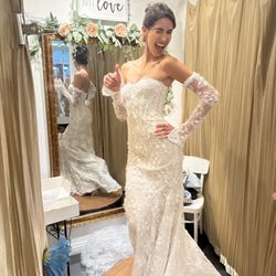 Sew True - Another satisfied bride alteration. Perfect fit!