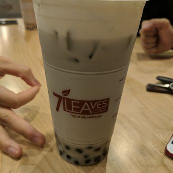 7 Leaves Cafe - Taro milk tea - Coffee & Tea Near Me - Houston, Texas