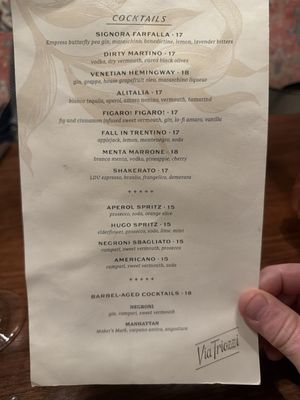 Menu photo 5 Via Triozzi Dallas, TX