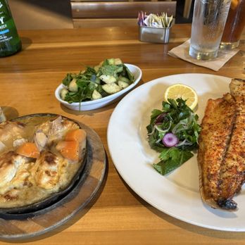 Cochon RESTAURANT - Cucumber & Cucumbers & Herbs in Vinegar, Rabbit & Dumplings and Wood Fire Oven-roasted Gulf Fish "Fisherman's Style" - Cajun/Creole Near Me - New Orleans, Louisiana