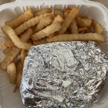 Golden China Restaurant - big Jumbo Cheeseburger and French Fries. fries were good. burger was NOT  it was soggy and came with no cheese - Chinese Near Me - Hyattsville, Maryland