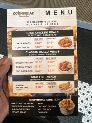 Menu photo 6 Cornbread Farm to Soul Montclair, NJ