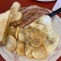 Sissy's Family Restaurant - Eggs home fries and ham