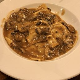 Mushroom ravioli