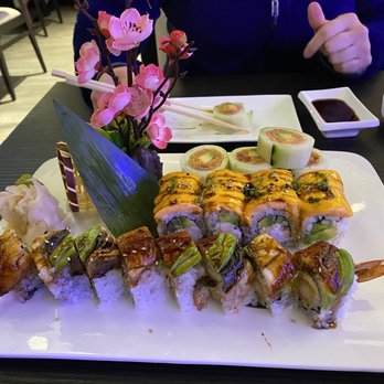 Taku Sushi - Black Dragon Roll, Rising sun Roll and Spicy Tuna Naruto Roll - Sushi Bars Near Me - Centennial, Colorado Taku Sushi - Black Dragon Roll, Rising sun Roll and Spicy Tuna Naruto Roll - Sushi Bars Near Me - Centennial, Colorado