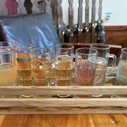 Cider sampler from sweet to dry
