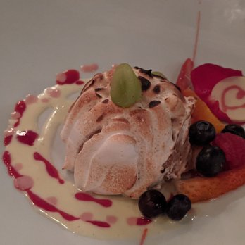 Maison Pucha Bistro - Baked Alaska - French Near Me - Houston, Texas Maison Pucha Bistro - Baked Alaska - French Near Me - Houston, Texas