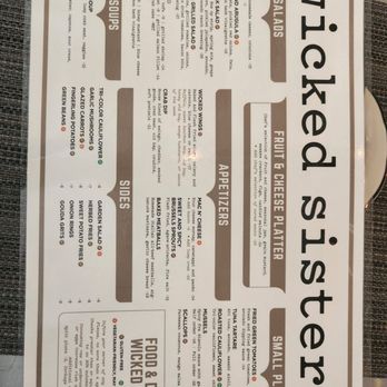 Wicked Sisters - Menu - American Near Me - Baltimore, Maryland Wicked Sisters - Menu - American Near Me - Baltimore, Maryland