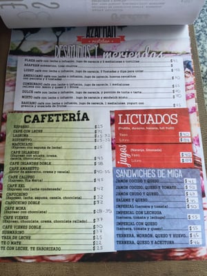 Menu photo 2 Azafran Salta, A