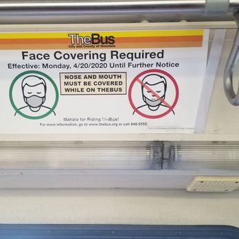 TheBus - Masks required to ride. - Public Transportation Near Me - Honolulu, Hawaii TheBus - Masks required to ride. - Public Transportation Near Me - Honolulu, Hawaii