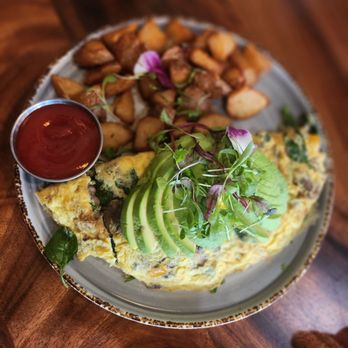 The Corner - Vegetarian omelet add avocado - Breakfast & Brunch Near Me - Glendale, California The Corner - Vegetarian omelet add avocado - Breakfast & Brunch Near Me - Glendale, California