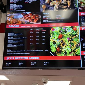 Jet's Pizza - July 2021. Menu in store - Pizza Near Me - New York, New York
