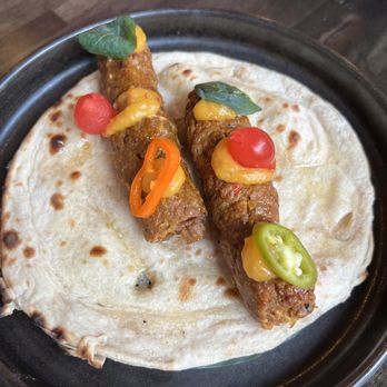 Saffron Modern Indian Dining - Tandoori Duck Seekh Kebab - Indian Near Me - Milwaukee, Wisconsin Saffron Modern Indian Dining - Tandoori Duck Seekh Kebab - Indian Near Me - Milwaukee, Wisconsin