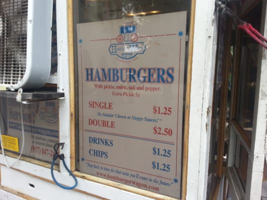Menu photo 2 Hamburger Wagon Miamisburg, OH