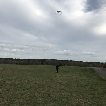 E Carroll Joyner Park - Kids flying kites - Parks Near Me - Wake Forest, North Carolina