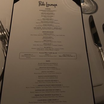 Polo Lounge - New American Near Me - Beverly Hills, California