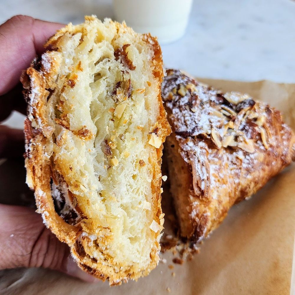 La Clochette - Almond Croissant - Bakeries Near Me - San Diego, California
