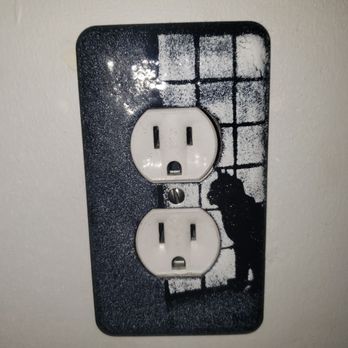 Folks Art - Hand made enameled cover for an electrical outlet - Jewelry Near Me - Oakland, California