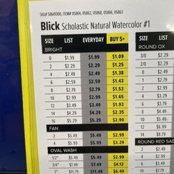 Blick Art Materials - Brush prices!