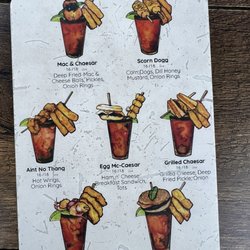 Funky food on drink specialty