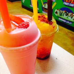 Fresca con crema y mangonada
