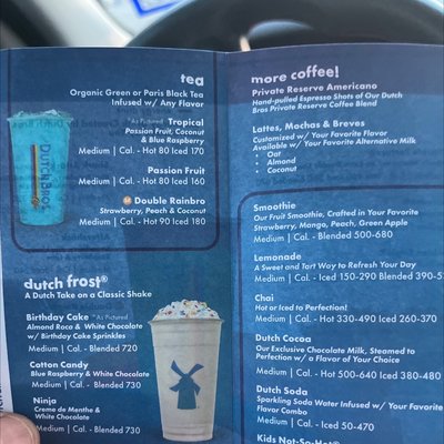 Menu photo 5 Dutch Bros Coffee Addison, TX