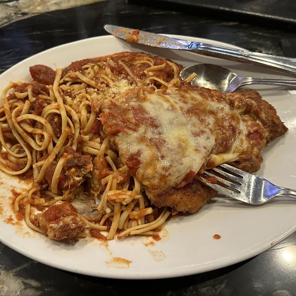 Precinct 10 - Chicken Parm over spaghetti - New American Near Me - Weymouth, Massachusetts Precinct 10 - Chicken Parm over spaghetti - New American Near Me - Weymouth, Massachusetts