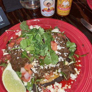 Perro Salado - Braised Short Rib Tostada - Tacos Near Me - Newport, Rhode Island Perro Salado - Braised Short Rib Tostada - Tacos Near Me - Newport, Rhode Island