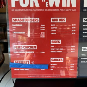 For The Win - Menu - Burgers Near Me - Glendale, California