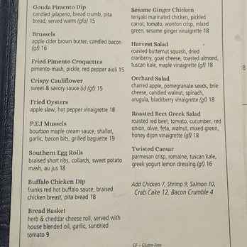 MOSAIC Restaurant - Menu February 2026 - New American Near Me - Richmond, Virginia