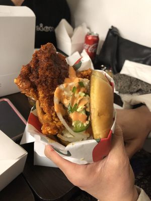 D&D brothers Hibachi&Big Boss Spicy Fried Chicken by null