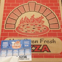 GH Pizza's - Box w coupons