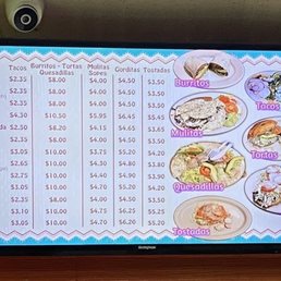 1 of 4 screen menu