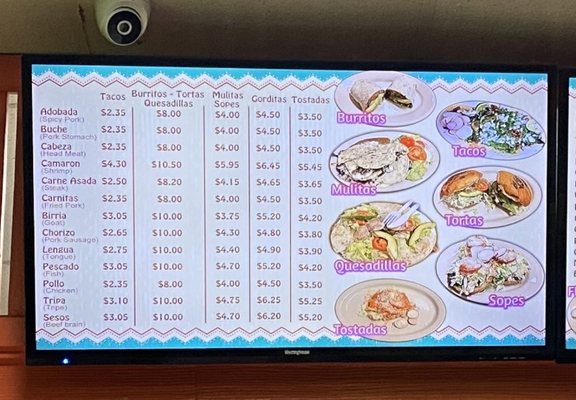 Menu photo 5 El Taco Maestro 2 Auburn, WA