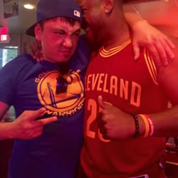 Sullivan Scoreboard - We had the pleasure of watching Warriors/ Cavaliers game next to these 2 guys. ;))