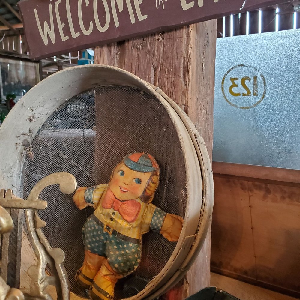 Retherford's village - a doll in a window - Antiques Near Me - Benton, Pennsylvania Retherford's village - a doll in a window - Antiques Near Me - Benton, Pennsylvania